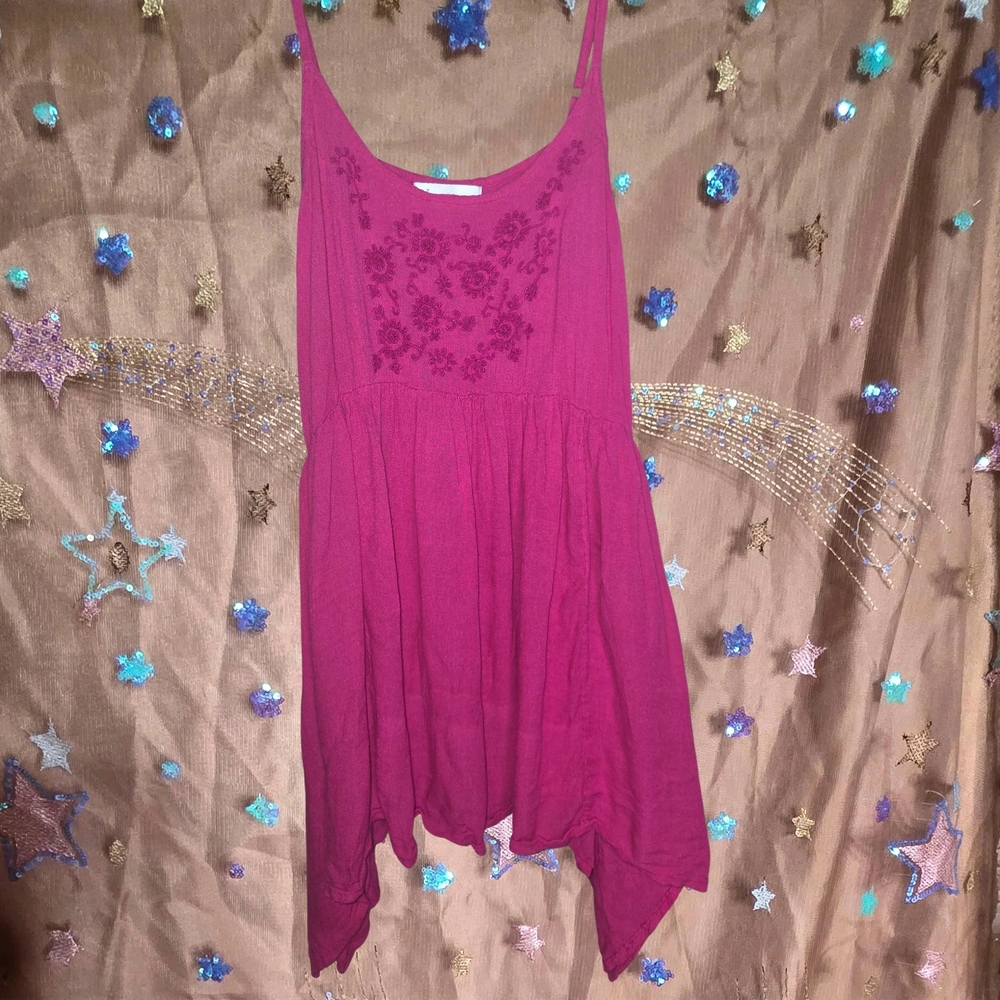 Magenta Camisole Dress